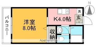 ヴィルドミール【1階】の間取り