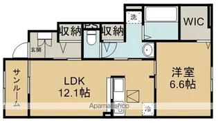 プレッソⅡ【1階】の間取り
