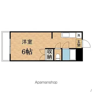 ハイツかずみ【203号室】の間取り