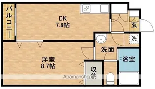 LAUREL COURT 田町(ローレルコート田町)【705号室】の間取り