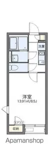 レオネクスト片平【104号室】の間取り