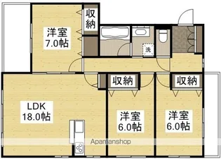 オラシオン【2階】の間取り
