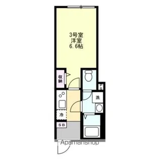 ベイルーム久比里【3階】の間取り