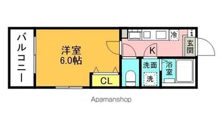 すずかけレジデンス【102号室】の間取り