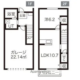 GLORIA【1階】の間取り
