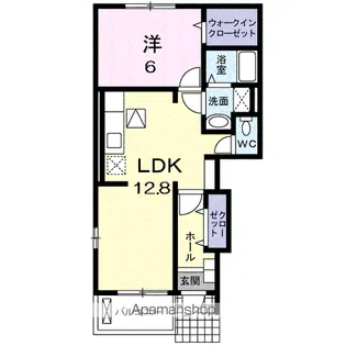 セイバリー A【1階】の間取り