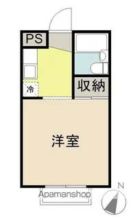 第2興栄ハイツ【203号室】の間取り