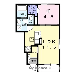 TST FUSO【1階】の間取り