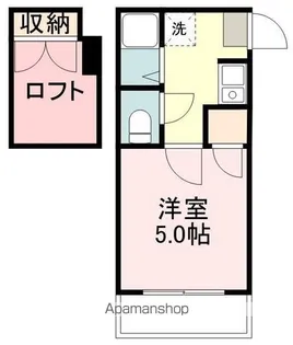 アップルハウス八乙女1【206号室】の間取り