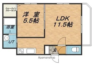 A BOND学園前 C棟【3階】の間取り