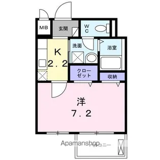 宮城県仙台市青葉区川内川前丁【マンション】の間取り