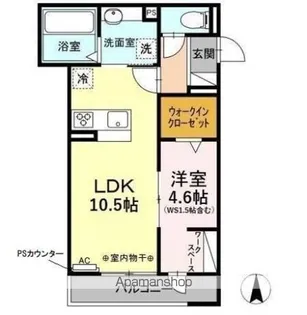 グランヴィア徹明通【2階】の間取り
