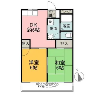 サンライズ小島【3階】の間取り