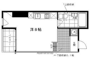 是空HORIKAWA【701号室】の間取り