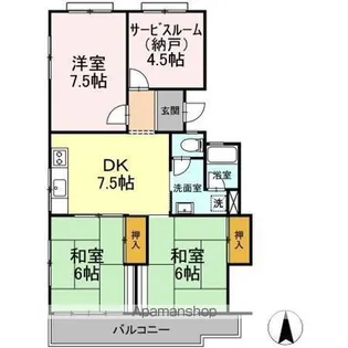 3SDKの間取り画像