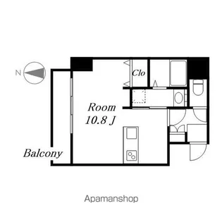 LUXENA JOSHIN 「ラグゼナ ジョウシン」【9階】の間取り