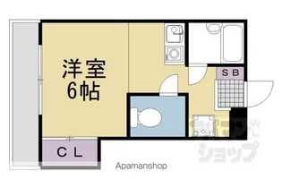 庵里KAMANZA【205号室】の間取り