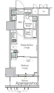 ONE ROOF RESIDENCE NISHINIPPORI【2階】の間取り