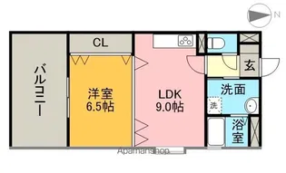 ミリオネア【2階】の間取り