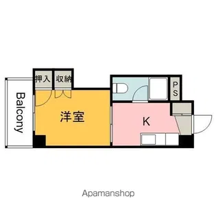 栗原ビル【205号室】の間取り