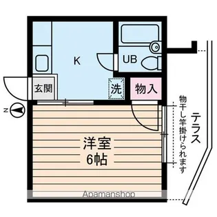 マディソン新大塚【1階】の間取り
