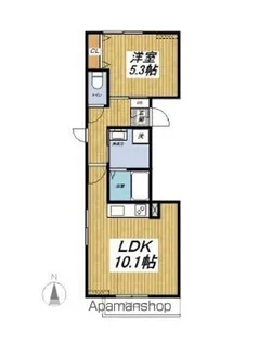 リベール桜台【2階】の間取り