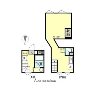 M・MICASA(ミカーサ)【107号室】の間取り