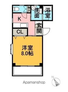 YS青山【3B号室】の間取り