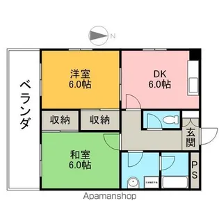 M・HILL’S30【1B号室】の間取り