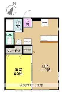 アレグリア【102号室】の間取り