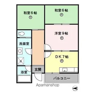 田波ビル【2階】の間取り