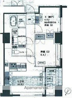 フォレストビュー護国寺【6階】の間取り
