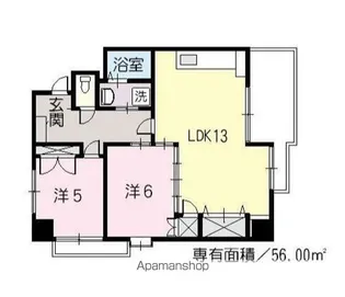 IKEDA BUILDING【502号室】の間取り