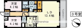 ライオンズマンションつきみ野の森第2【3階】の間取り