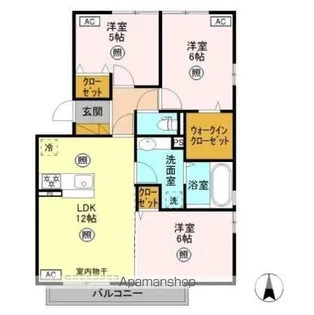 サープレマーシー B【3階】の間取り