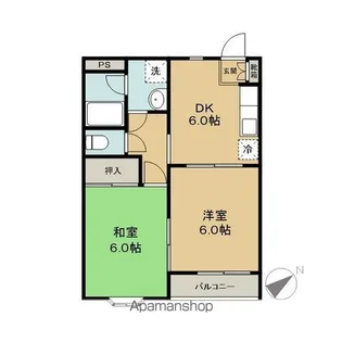 ガーデンコート浦安【3階】の間取り