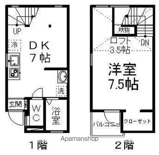T’Sハウスマローネ【1階】の間取り
