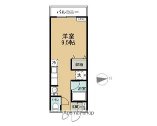 メゾンMITSUI【101号室】の間取り