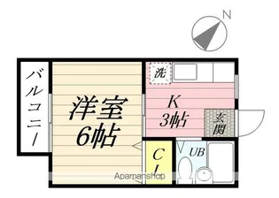 神奈川県横浜市栄区長沼町【アパート】の間取り