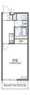 レオネクストアゼリアアーク【2階】の間取り