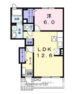 プラシードS Ⅰ【1階】の間取り
