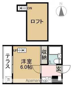 クレアコート港【1階】の間取り