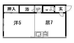アドバンスコーポA【202号室】の間取り