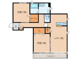 VILLA ESPOIR【1階】の間取り