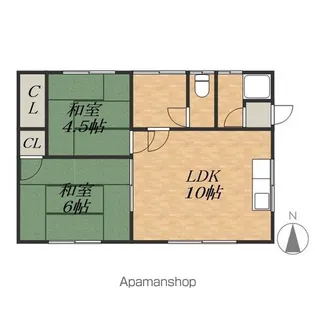 北海道帯広市西十条北5丁目【一戸建】の間取り