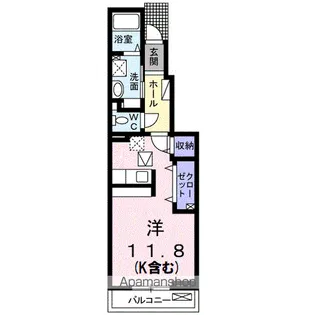 アルカンシェルⅡ【1階】の間取り