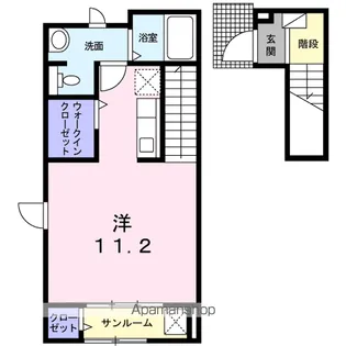 グレースヴィラココア【2階】の間取り