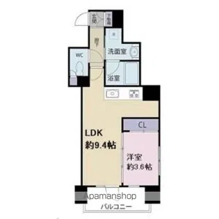 フェローネ入谷【3階】の間取り