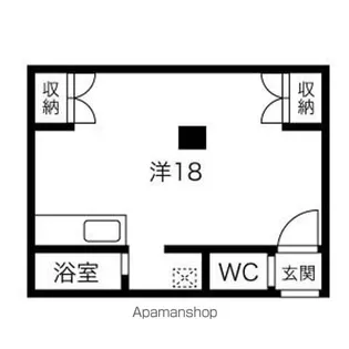 グッドフィールド美園Ⅰ【203号室】の間取り
