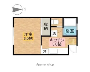 アーバンロジェ【203号室】の間取り